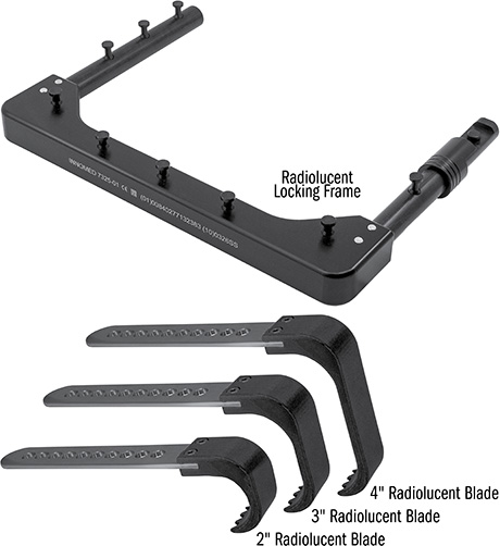 Radiolucent Frame And Blade Set